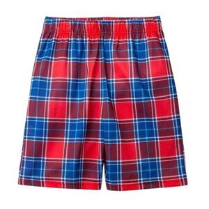 Boys Red & Blue Plaid Pajama Shorts Cat & Jack 4/5 Elastic Waist Comfortable Sle